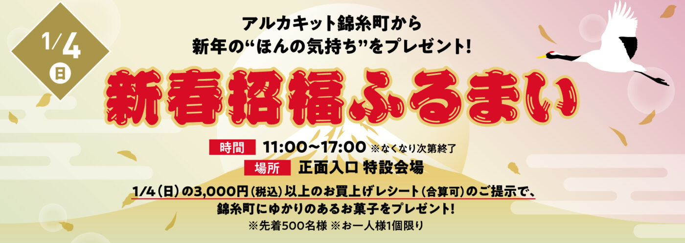 「アルカキット錦糸町」キットバーゲン開催！　2025年12月19日（金）～2026年1月18日（日）までの画像2