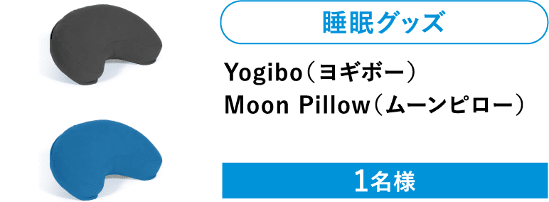Yogibo（ヨギボー）
                        Moon Pillow（ムーンピロー）