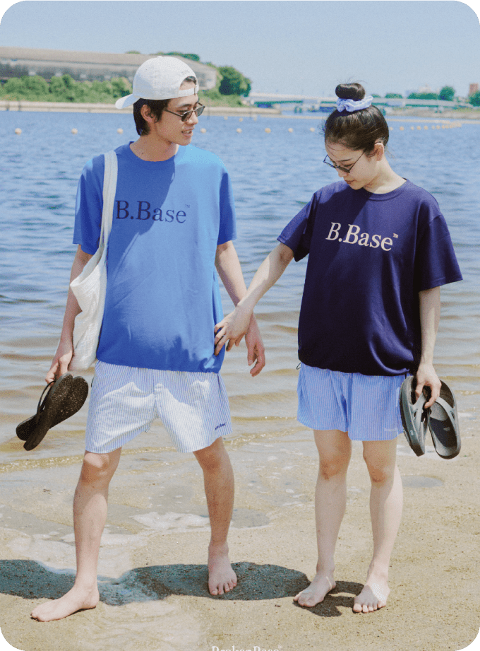 B.BaseドローコードダンボールTee