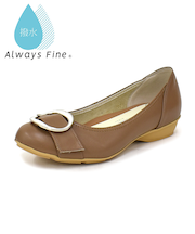 晴雨兼用 バックルデザインパンプス WASHINGTON FootHappy 344-F82709