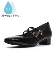 晴雨兼用 ダブルストラップパンプス WASHINGTON 398-73102