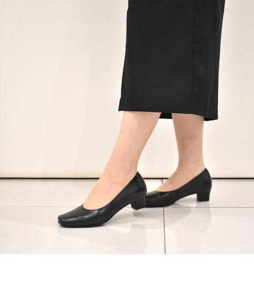 3.5cmヒールのスクエアトゥパンプス WASHINGTON 427-3510