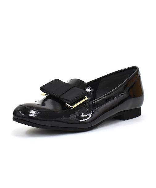 晴雨兼用エナメルリボンローファー WASHINGTON 398-834-E