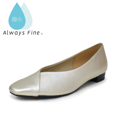 晴雨兼用Vカットローヒールパンプス WASHINGTON 427-301