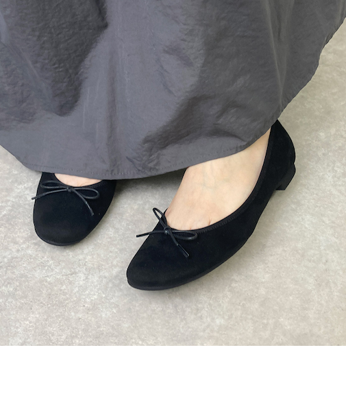 スエードバレエシューズ WASHINGTON 398-118-S