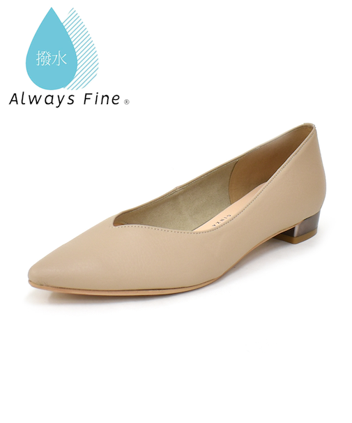 晴雨兼用 Vカット ローヒールパンプス WASHINGTON 427-211A-LINK