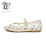 シースルーメリージェーンフラットシューズ W 307-11206