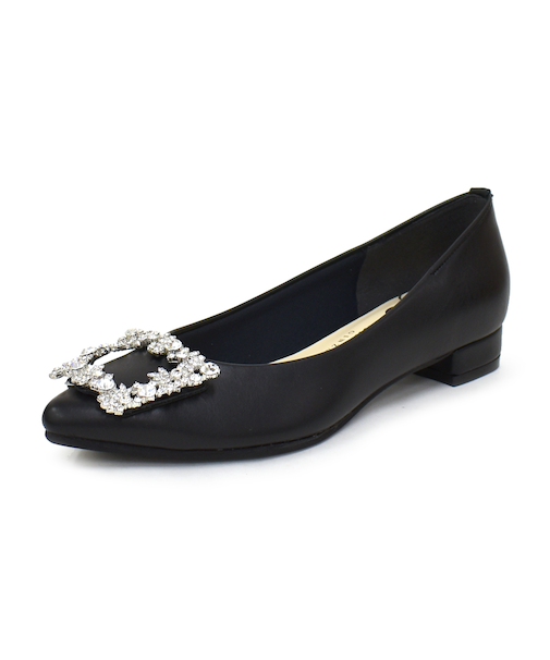 ビジューバックルパンプス WASHINGTON 397-12200-26ss