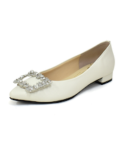 ビジューバックルパンプス WASHINGTON 397-12200-26ss