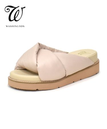 パデットクロスデザインサンダル W 307-15303