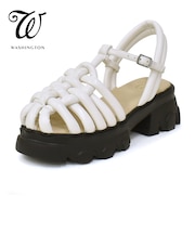 ボリュームストラップ厚底サンダル W 307-16202