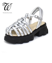 ボリュームストラップ厚底サンダル W 307-16202