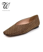 ラインストーンスクエアトゥフラット W 307-11209