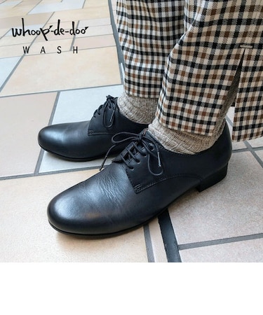 レースアップトラッドシューズ WASH×whoop'-de-doo' 814-W301-22