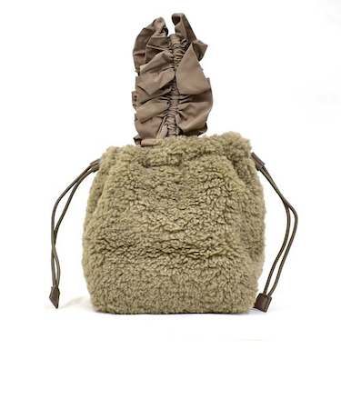 フリルハンドルボアトートバッグ cache cache 571-1000-00440