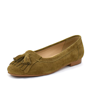 【&mallクーポン併用可】 タッセルモカシンフラットシューズ WASH 370-2002