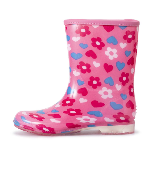 HK92019　RAIN BOOTS(15-21)　FLOWER　551696-0002