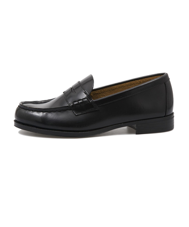 HW10043　LEATHER LOAFER　BLACK　494780-0001