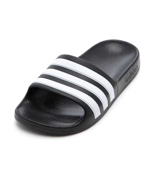 F35556　17-22adilette aqua k　BLK/WHT　588001-0001