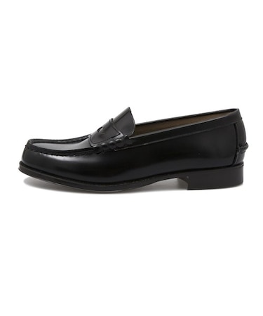 #304　LEATHER LOAFER　BLACK　575028-0001