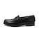 #304　LEATHER LOAFER　BLACK　575028-0001