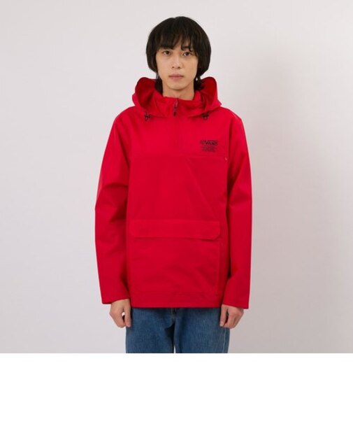 VN0A49PBIZQ　DISTORT TYPE ANORAK　RACING RED　604632-0001
