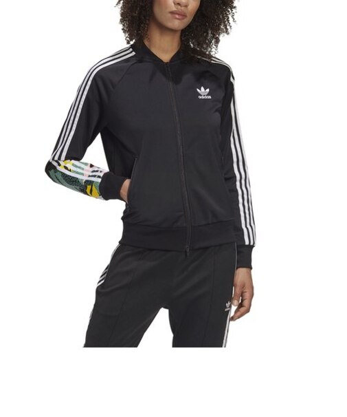 GC6849　W TRACKTOP(flower)　BLK　608593-0001