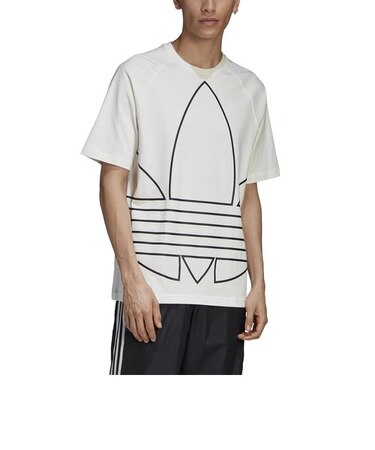 GE6230　M BIG TRF OUT TEE　WHT/BLK　608600-0001