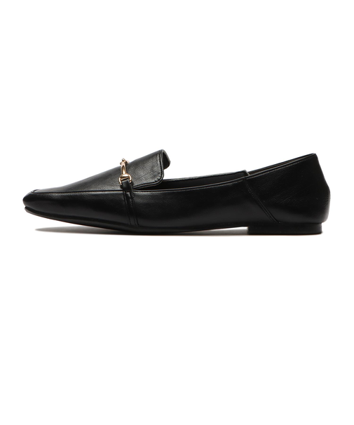 JE-202　SQUARE LOAFERS  2　BLACK　616125-0001