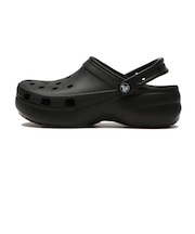 206750-001 CLASSIC PLATFORM CLOG W BLACK 616424-0001