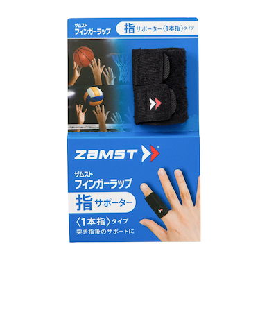 3738 ザムスト フィンガーラップ 1ホンユビ BLACK 614364-0001