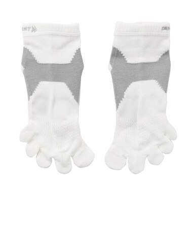 3763　ｻﾞﾑｽﾄ AS-1 5ﾎﾝﾕﾋﾞ　WH/GR　614370-0001