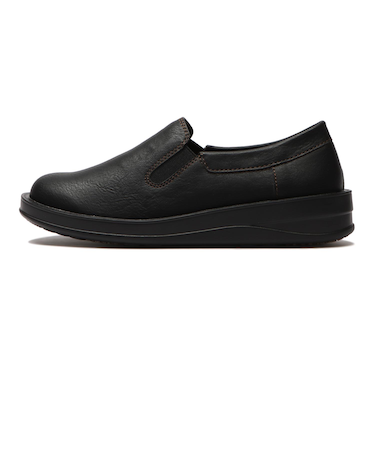 W1018　CASUAL SLIP ON　BLACK　619196-0001