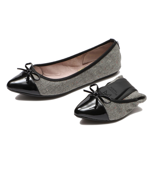 21012B　HOLLY　BLK CHEVRON　606793-0006