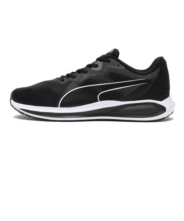 376925　TWITCH RUNNER WIDE　*08BLACK/WHITE　624701-0004