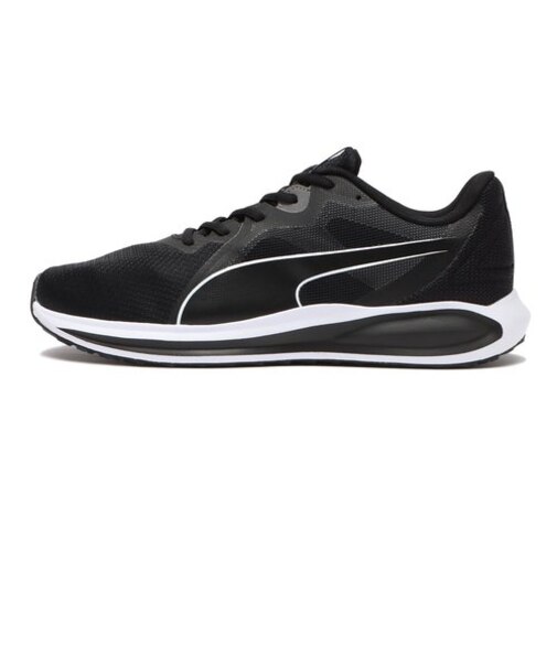 376925　TWITCH RUNNER WIDE　*08BLACK/WHITE　624701-0004