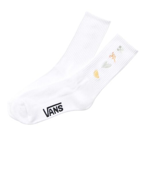 VN0A7RVJWHT　W LIZZIE ARMANTO CREW SOCK　WHITE　625124-0001