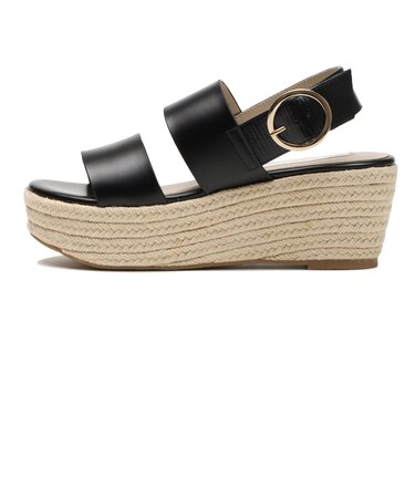 NE60161　JUTE WEDGE 6.5　BLACK　624066-0001