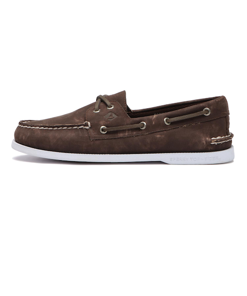 STS24521　A/O 2-EYE NUBUCK(W)　BROWN　624864-0001