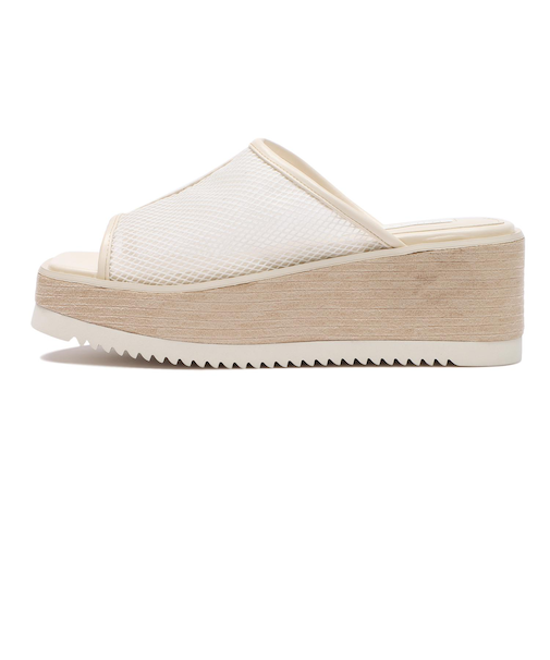 NC60185　MESH MULE PLT 6　IVORY　628499-0002