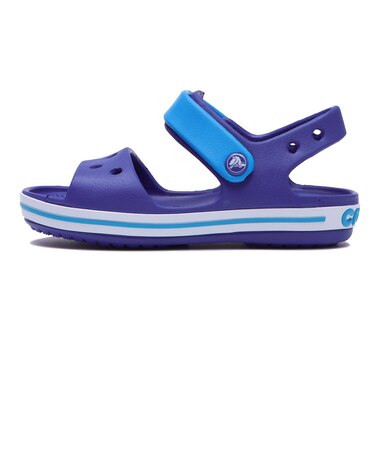 12856-4BX　18-21 CROCBAND SANDAL K　CL BLUE/OCEAN　628026-0001