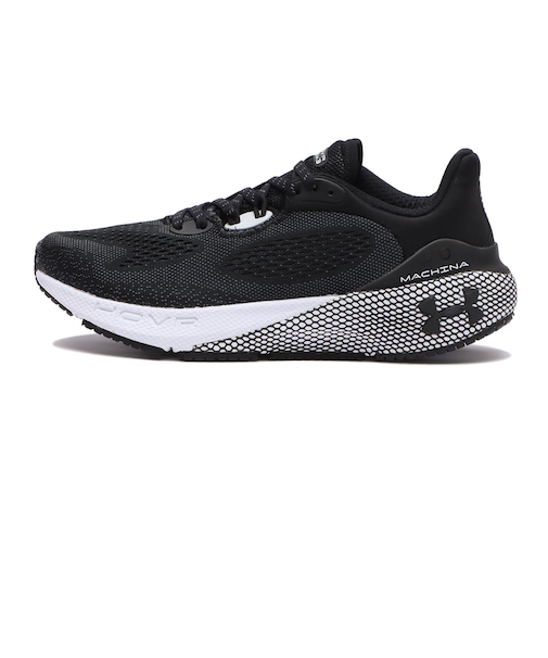 3024907　W UA W HOVR Machina 3　001BLK/WHT/BLK　627301-0001