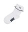 VN0A7YQWWHT　W ARMANTO RUFFLED SOCK　WHITE　629749-0001