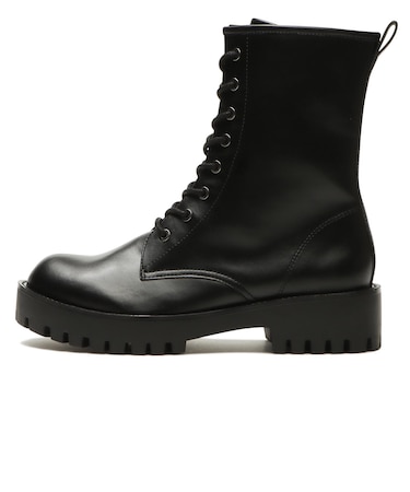 W3006　8-LACE UP 4.5　BLACK　619199-0001