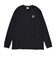 535598　M CL RELAXED LS TEE　01BLK　633595-0001