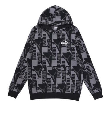 672514　M POWER AOP HOODIE FL　01BLK　633655-0001