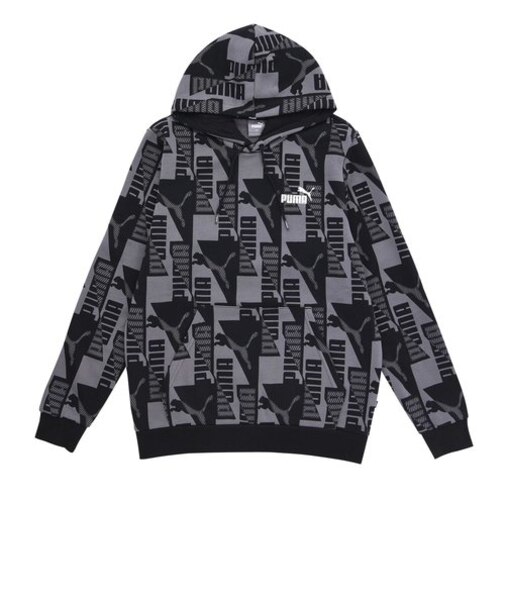 672514　M POWER AOP HOODIE FL　01BLK　633655-0001