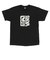 122K1010822　M MxMxM Print Tee　BLACK　632745-0002