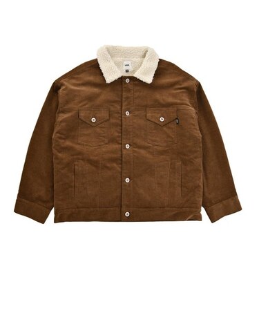 122K3080100　W Boa Collor JKT　BROWN　630158-0001