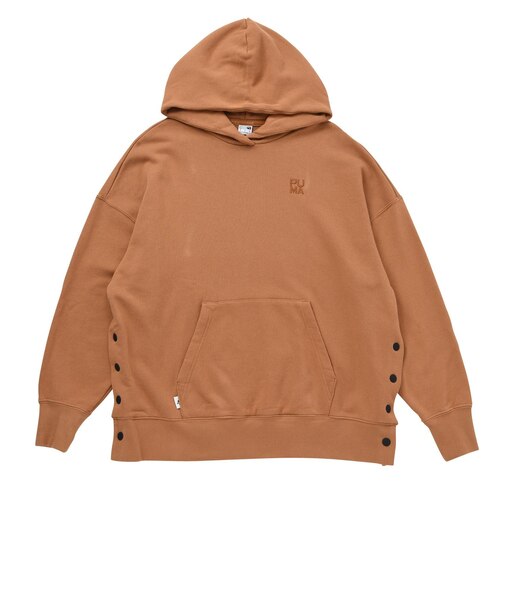 535643　W INFUSE OVERSIZED HOODIE　74DESERT TAN　633600-0002